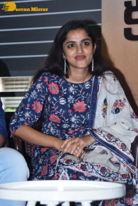 Colour Photo movie press meet attended by actresses Chandini Chowdary and Divya Sripada