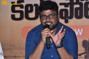 Colour Photo movie press meet attended by actresses Chandini Chowdary and Divya Sripada