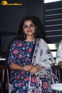 Colour Photo movie press meet attended by actresses Chandini Chowdary and Divya Sripada