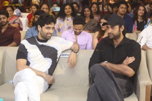 Committee Kurrollu Pre-Release Function attended by Niharika Konidela, Varun Tej, Sai Dharam Tej, Adivi Sesh, and others