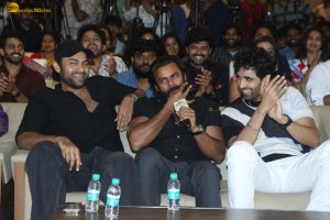Committee Kurrollu Pre-Release Function attended by Niharika Konidela, Varun Tej, Sai Dharam Tej, Adivi Sesh, and others