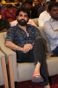 Pre-release event of telugu movie crazy fellow attended by actors aadi and mirnaa menon