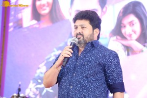 Pre-release event of telugu movie crazy fellow attended by actors aadi and mirnaa menon