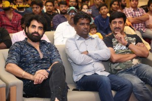 Pre-release event of telugu movie crazy fellow attended by actors aadi and mirnaa menon