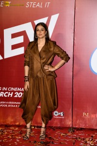 Crew Trailer Launch attended by Kareena Kapoor, Kriti Sanon, Tabu, and Madhuri Dixit