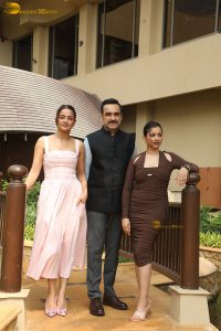 Actors Pankaj Tripathi, Shweta Basu Prasad, and Surveen Chawla promote Criminal Justice Season 4