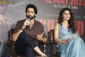 Custody Press Meet attended by Naga Chaitanya and Krithi Shetty