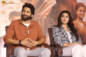 Custody Success Meet attended by Naga Chaitanya and Krithi Shetty