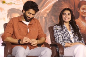 Custody Success Meet attended by Naga Chaitanya and Krithi Shetty