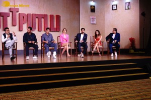 Bollywood movie Cuttputlli trailer launch event attended by Akshay Kumar and Rakul Preet Singh