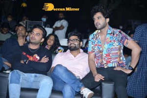 Pictures from the Pre-Release Event of Telugu movie 'DJ Tillu' - attended by Siddhu Jonnalagadda, Simran Choudhary, Harsh Kanumilli, Vimal Krishna and Suryadevara Naga Vamsi