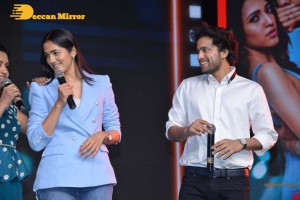 Pictures from the Pre-Release Event of Telugu movie 'DJ Tillu' - attended by Siddhu Jonnalagadda, Simran Choudhary, Harsh Kanumilli, Vimal Krishna and Suryadevara Naga Vamsi