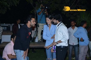 Pictures from the Pre-Release Event of Telugu movie 'DJ Tillu' - attended by Siddhu Jonnalagadda, Simran Choudhary, Harsh Kanumilli, Vimal Krishna and Suryadevara Naga Vamsi