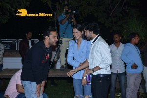 Pictures from the Pre-Release Event of Telugu movie 'DJ Tillu' - attended by Siddhu Jonnalagadda, Simran Choudhary, Harsh Kanumilli, Vimal Krishna and Suryadevara Naga Vamsi