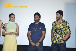 DJ Tillu Trailer Launch Pictures showing cast members Siddhu Jonnalagadda and Neha Shetty
