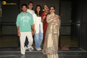 Dabba Cartel Screening attended by Rekha, Shabana Azmi, Nyra Banerjee, and Jyothika