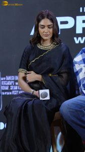 Dacoit Trailer Launch attended by Adivi Sesh, Mrunal Thakur, and Zayn Marie Khan