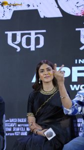 Dacoit Trailer Launch attended by Adivi Sesh, Mrunal Thakur, and Zayn Marie Khan