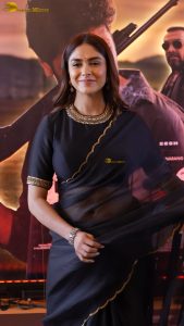 Dacoit Trailer Launch attended by Adivi Sesh, Mrunal Thakur, and Zayn Marie Khan