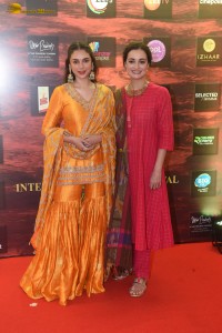 Actresses Aditi Rao Hydari and Dia Mirza at the Dadasaheb Phalke International Film Festival Awards 2024 ceremony