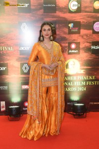 Actresses Aditi Rao Hydari and Dia Mirza at the Dadasaheb Phalke International Film Festival Awards 2024 ceremony
