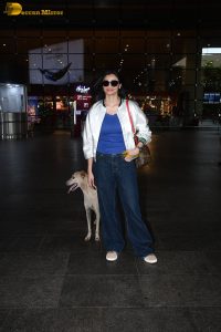 actress daisy shah stylish looks at mumbai airport