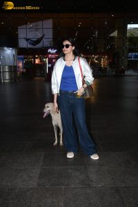 actress daisy shah stylish looks at mumbai airport