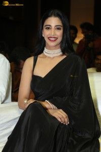 telugu actress Daksha Nagarkar beautiful in a black saree