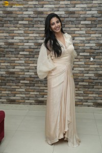 telugu actress Daksha Nagarkar beautiful in a white dress