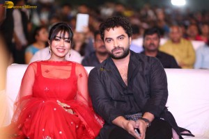 Das Ka Dhamki Trailer Launch attended by Vishwak Sen, Nivetha Pethuraj, and Karate Raju