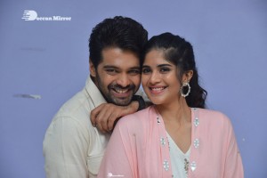 Telugu Movie Dear Megha Trailer Launch Event attended by Actors Pujita Ponnada and Adit Arun
