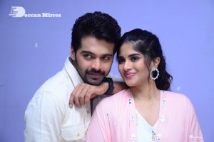 Telugu Movie Dear Megha Trailer Launch Event attended by Actors Pujita Ponnada and Adit Arun