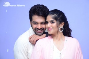 Telugu Movie Dear Megha Trailer Launch Event attended by Actors Pujita Ponnada and Adit Arun