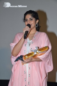 Telugu Movie Dear Megha Trailer Launch Event attended by Actors Pujita Ponnada and Adit Arun