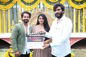 Dear Uma Movie Opening attended by Pruthvi Ambaar and Sumaya Reddy