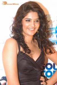 Deeksha Seth dressed in Brown Dress attends South Diva Calendar Launch