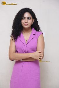 actress deepa thomas sexy in a pink dress