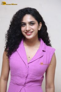 actress deepa thomas sexy in a pink dress
