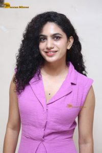 actress deepa thomas sexy in a pink dress