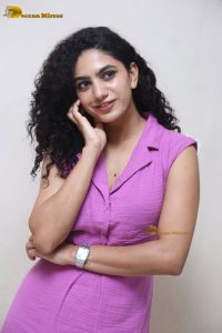 actress deepa thomas sexy in a pink dress
