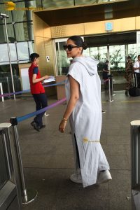 Bollywood actress Deepika Padukone in a white dress