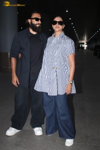 Ranveer Singh and Deepika Padukone spotted at Mumbai airport on January 7, 2025