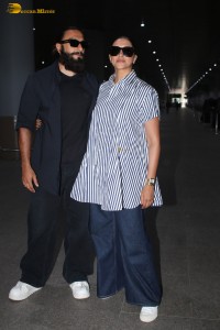 Ranveer Singh and Deepika Padukone spotted at Mumbai airport on January 7, 2025