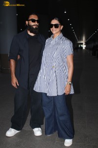 Ranveer Singh and Deepika Padukone spotted at Mumbai airport on January 7, 2025
