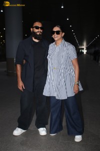 Ranveer Singh and Deepika Padukone spotted at Mumbai airport on January 7, 2025