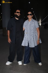 Ranveer Singh and Deepika Padukone spotted at Mumbai airport on January 7, 2025