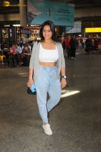 Indian tv actress deepika singh in a white top and denim jeans