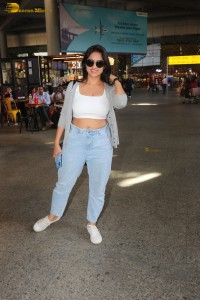 Indian tv actress deepika singh in a white top and denim jeans