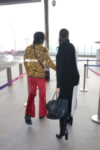 Deepika Padukone and Ranveer Singh at Mumbai Airport on December 15, 2021