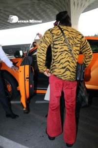 Deepika Padukone and Ranveer Singh at Mumbai Airport on December 15, 2021